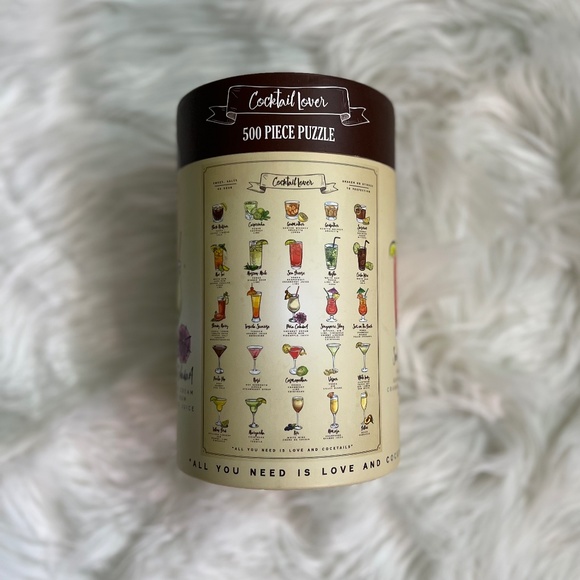 NIB <·Cocktail Lover·> 500 Piece Adult Jigsaw (Bartender) Puzzle Fun - Cheers! - Picture 9 of 10